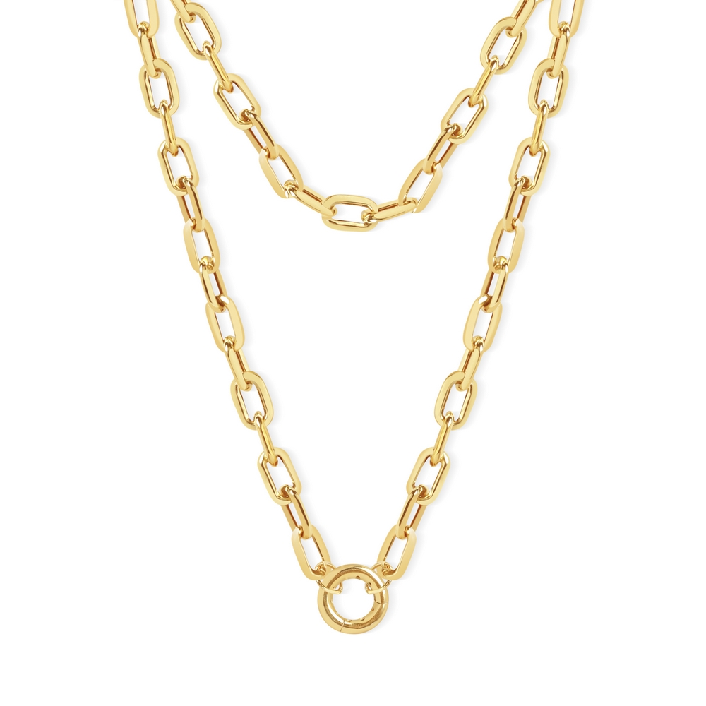 14 Ayar Sarı Altın Trend Kolye