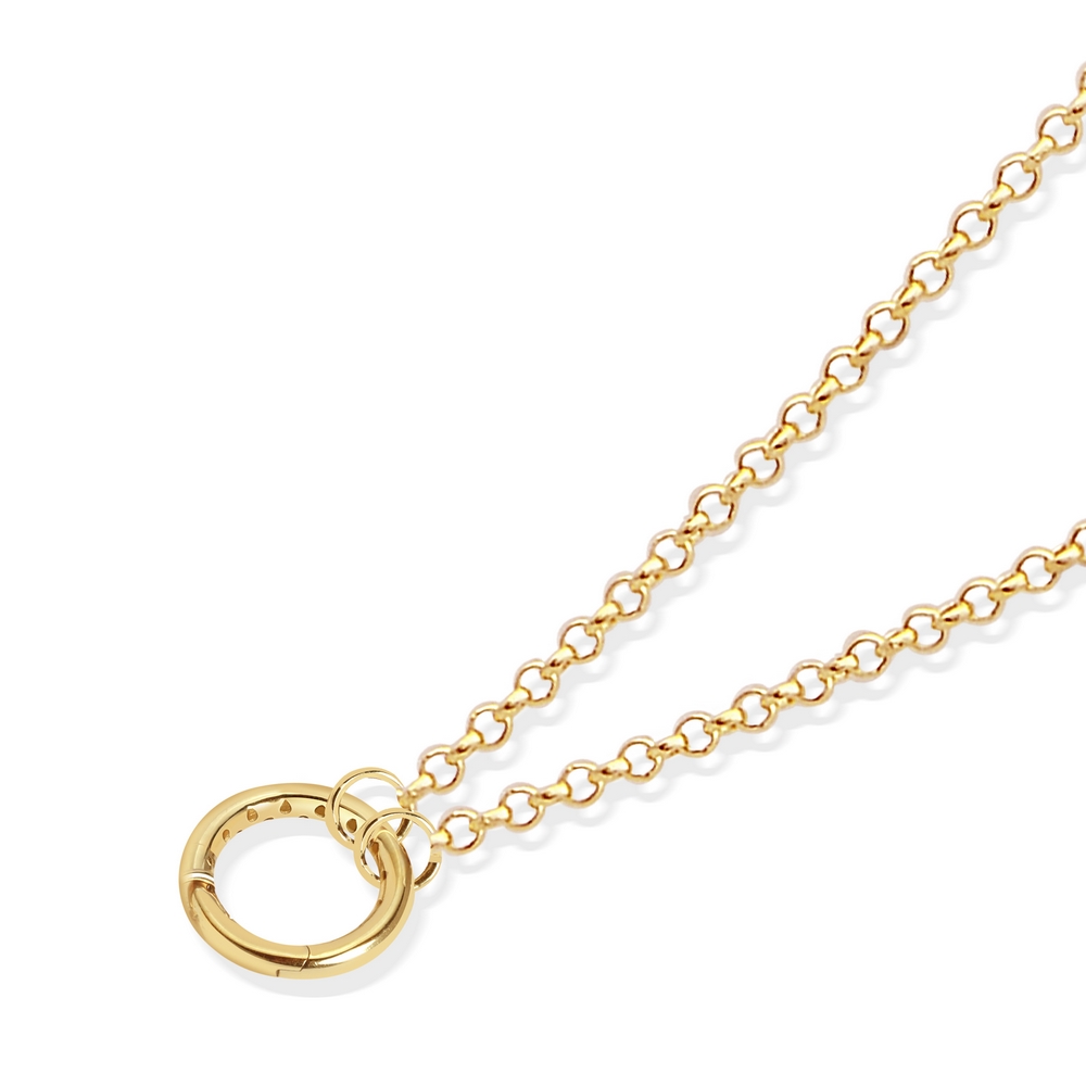 14 Ayar Sarı Altın Zincir Kolye