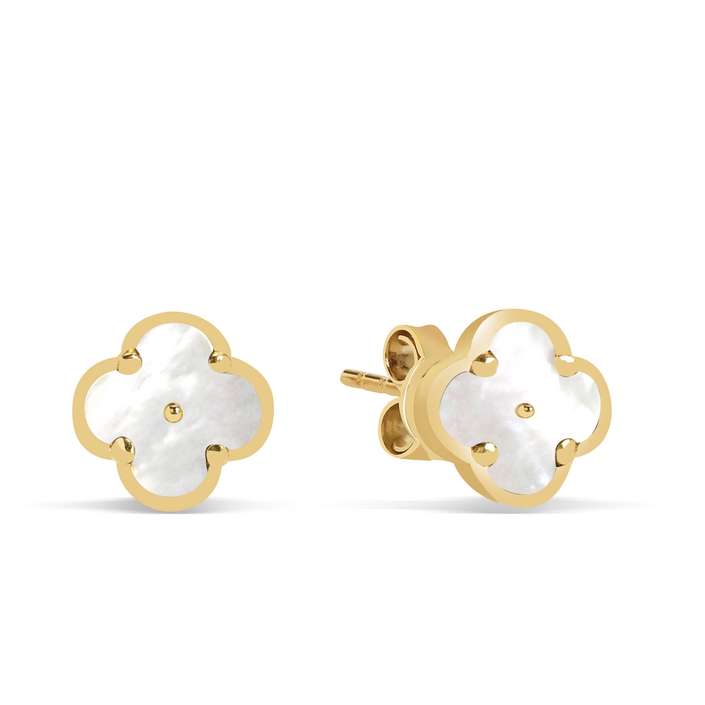 14 Ayar Sarı Altın Trend Küpe