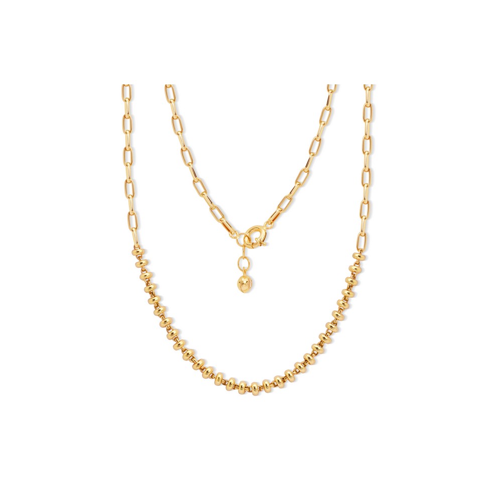 14 Ayar Sarı Altın Trend Ataç Zincir