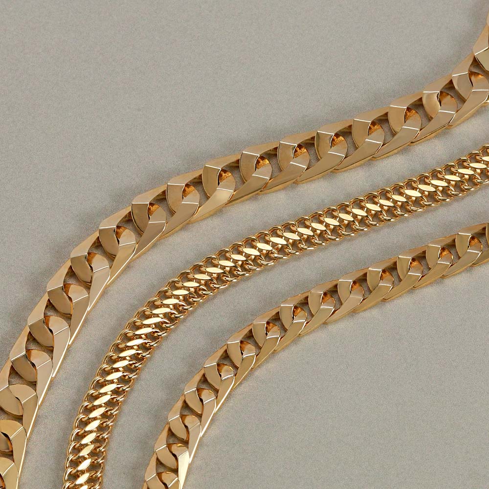 14 Ayar Sarı Altın Zincir Bileklik