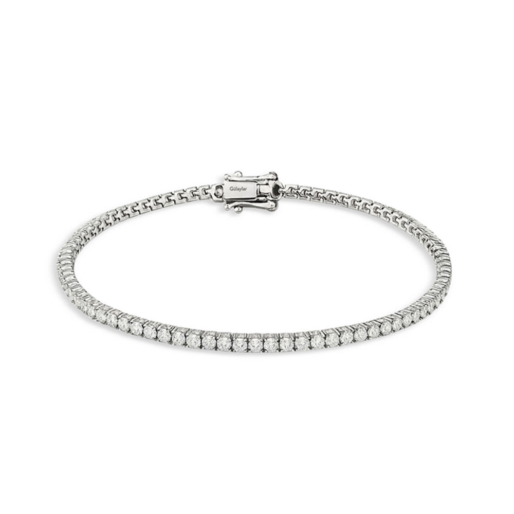 1,50 Karat Suyolu Pırlanta Bileklik