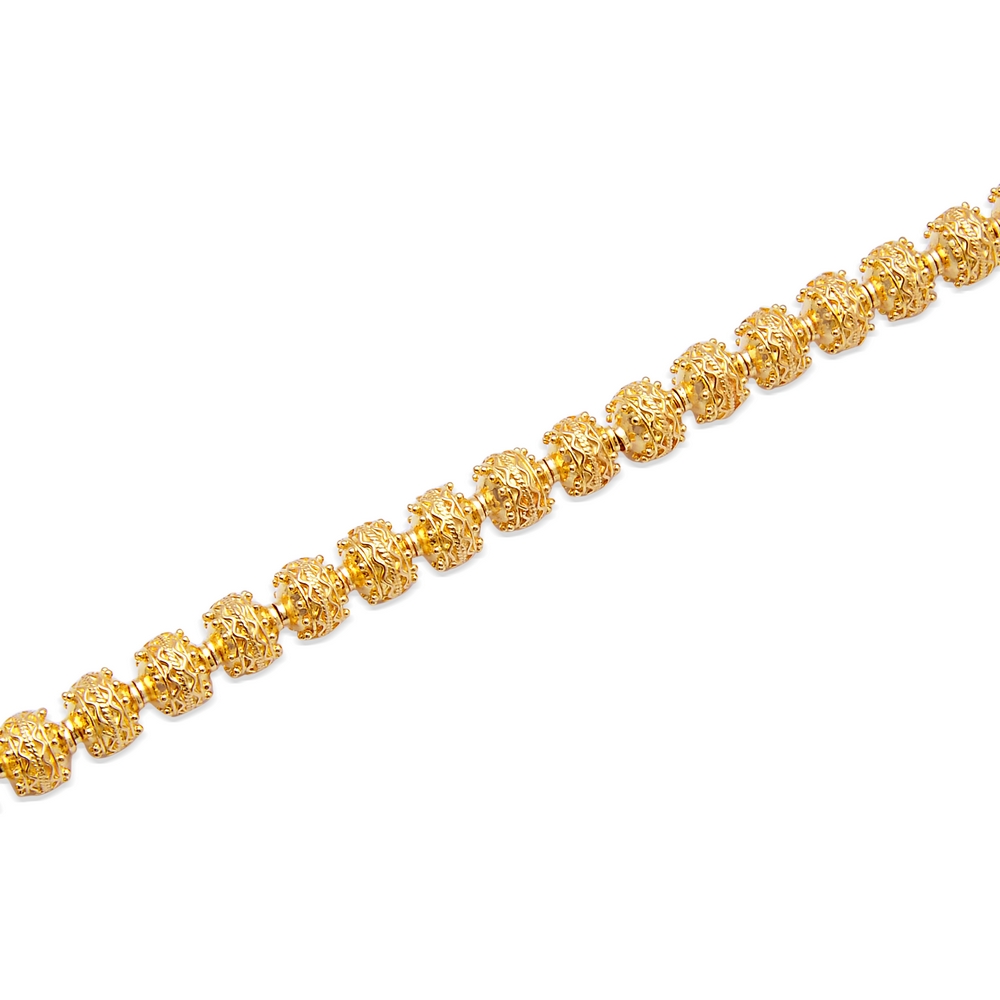 22 Ayar Sarı Altın Toplu Bileklik