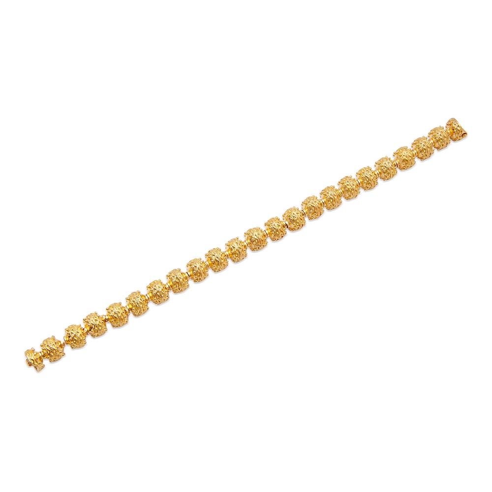 22 Ayar Sarı Altın Toplu Bileklik