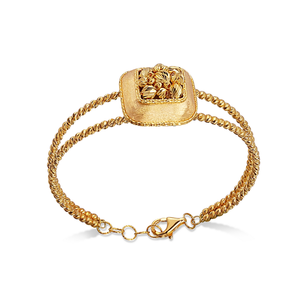 22 Ayar Sarı Altın Dorika Bilezik