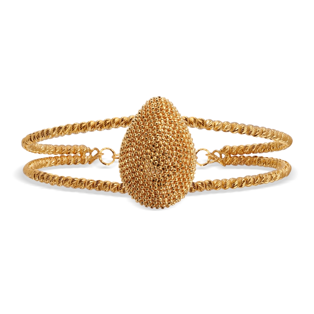 22 Ayar Sarı Altın Dorika Bilezik