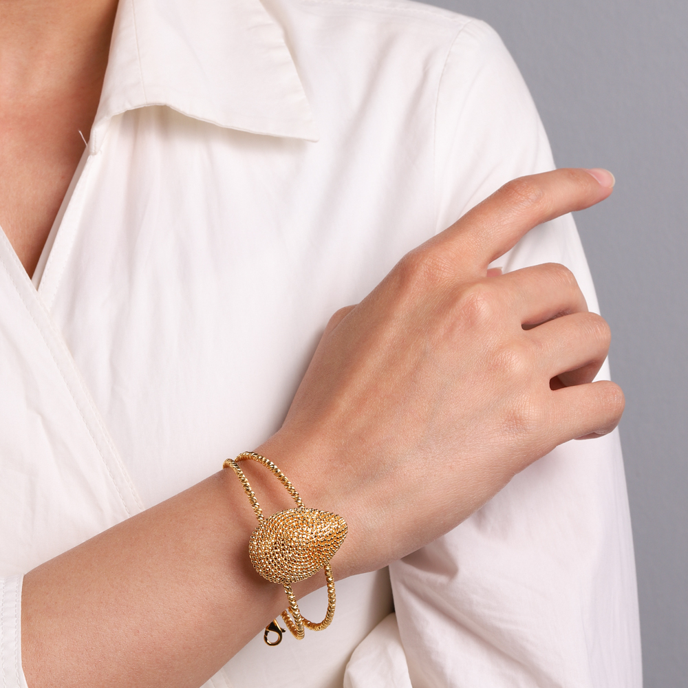 22 Ayar Sarı Altın Dorika Bilezik