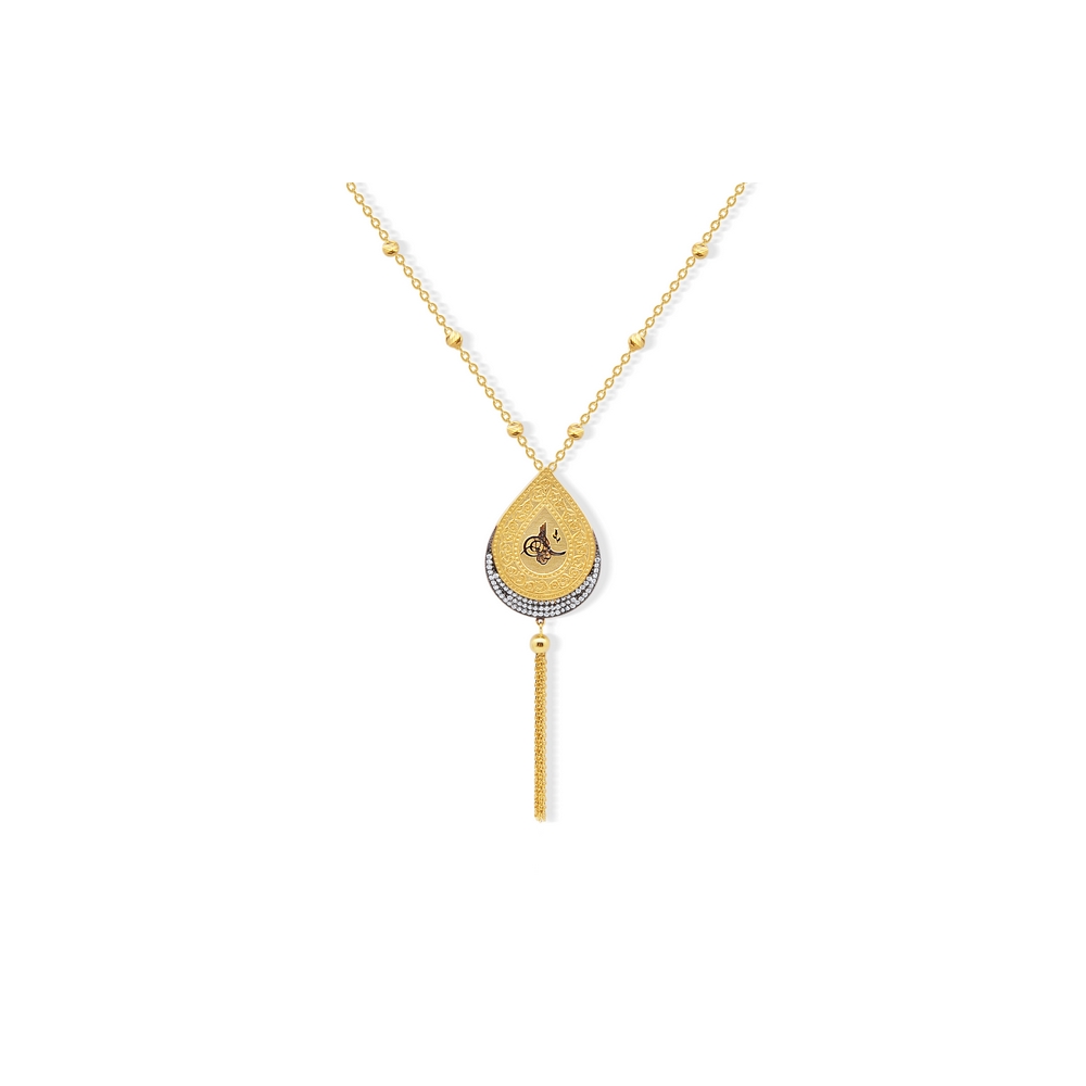 22 Ayar Sarı Altın Tuğra Kolye