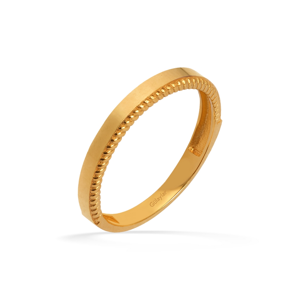 8 Ayar Sarı Altın Ajda Yüzük