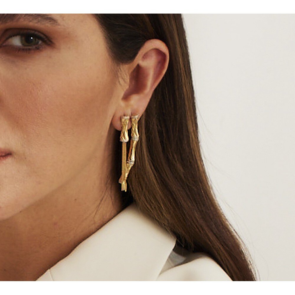 0,42 Karat Trend Pırlanta Küpe