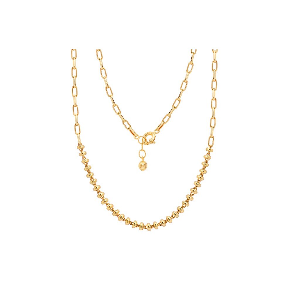 14 Ayar Sarı Altın Trend Ataç Zincir