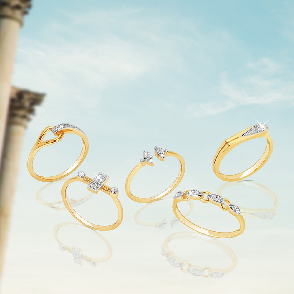 0,04 Karat Minimal Pırlanta Yüzük