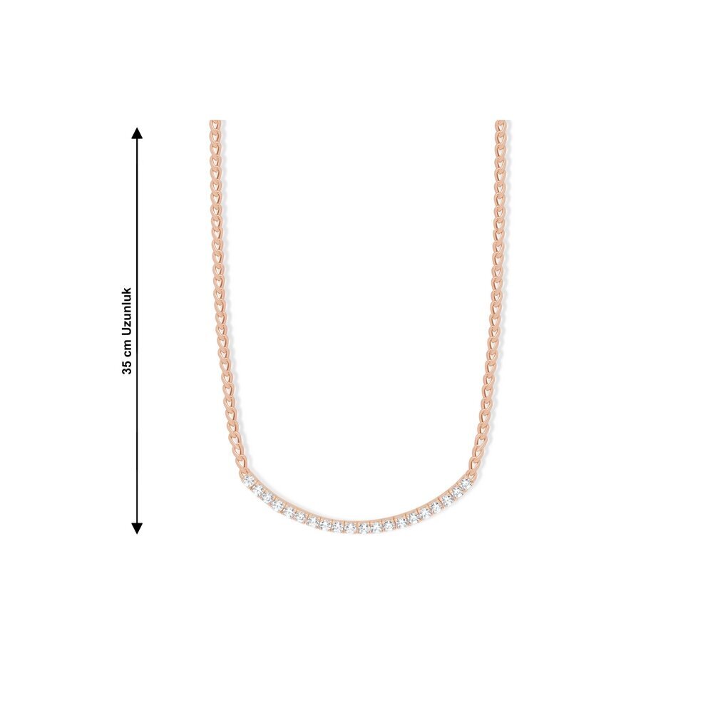 14 Ayar Rose Altın Trend Choker Kolye
