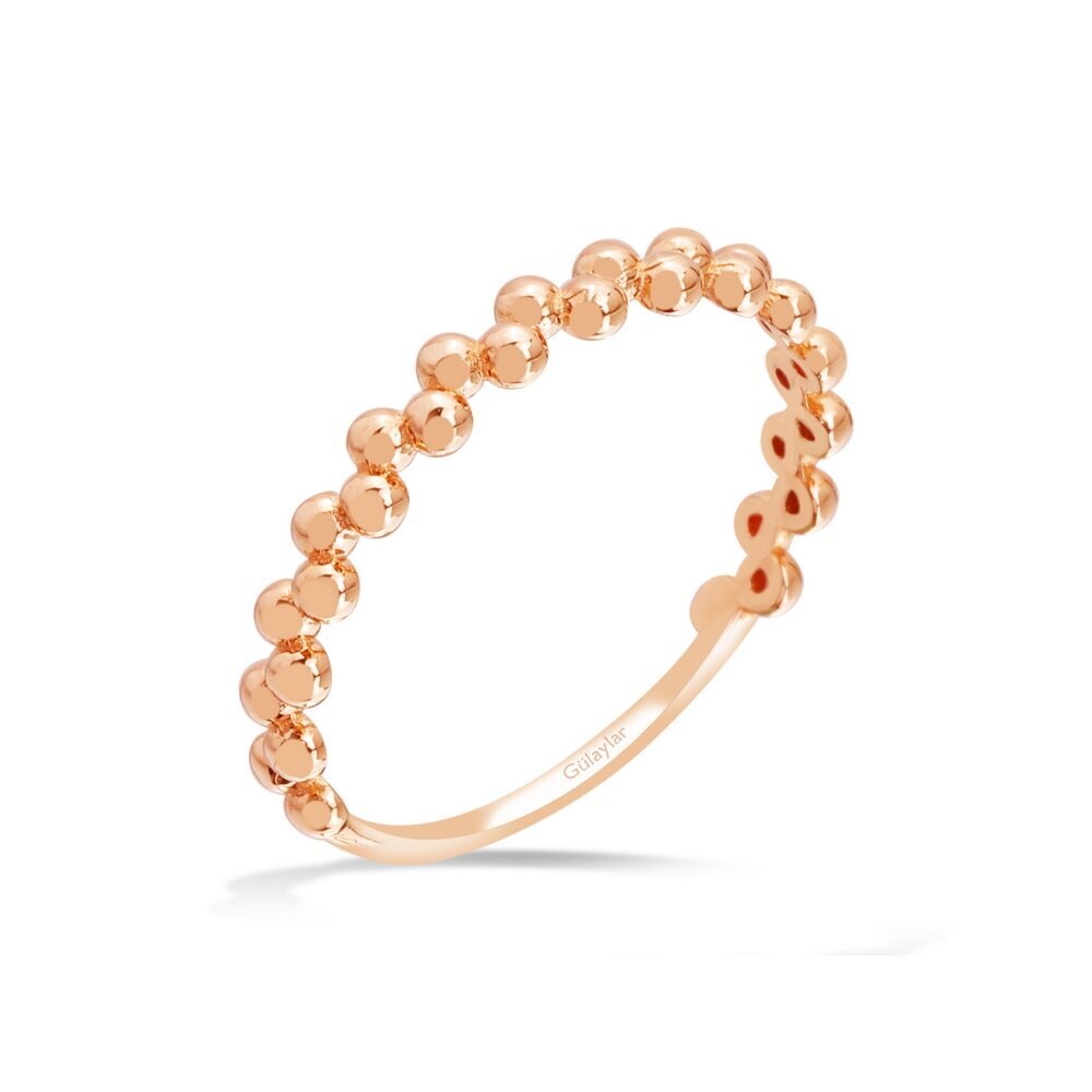 14 Ayar Rose Altın Minimal Yüzük