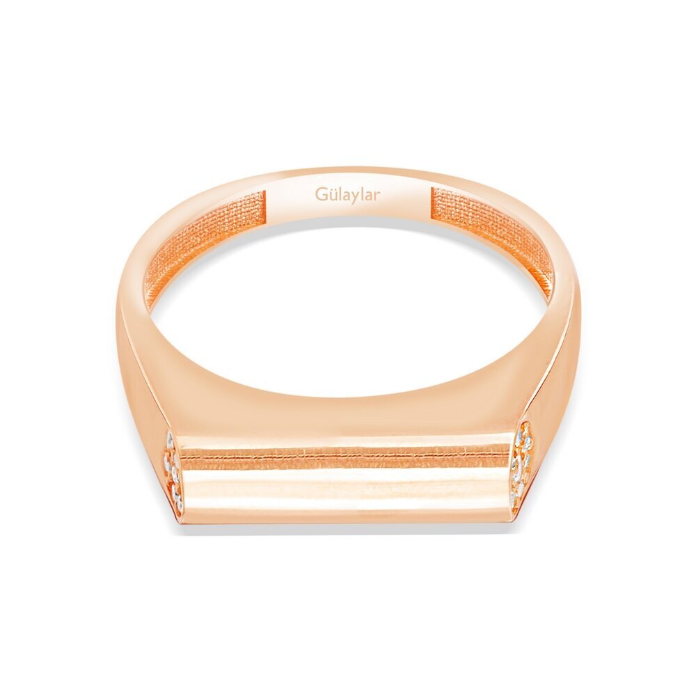 14 Ayar Rose Altın Trend Minimal Yüzük