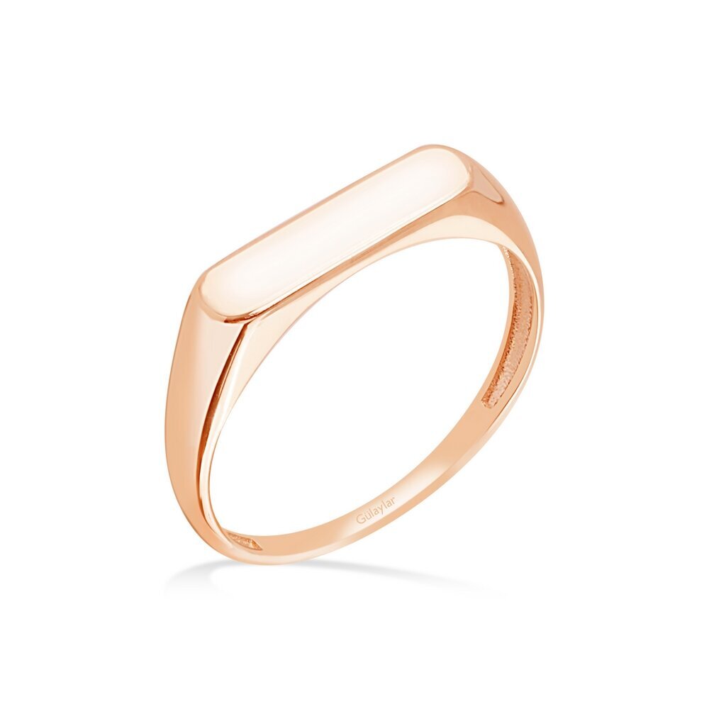 14 Ayar Rose Altın Trend Minimal Yüzük