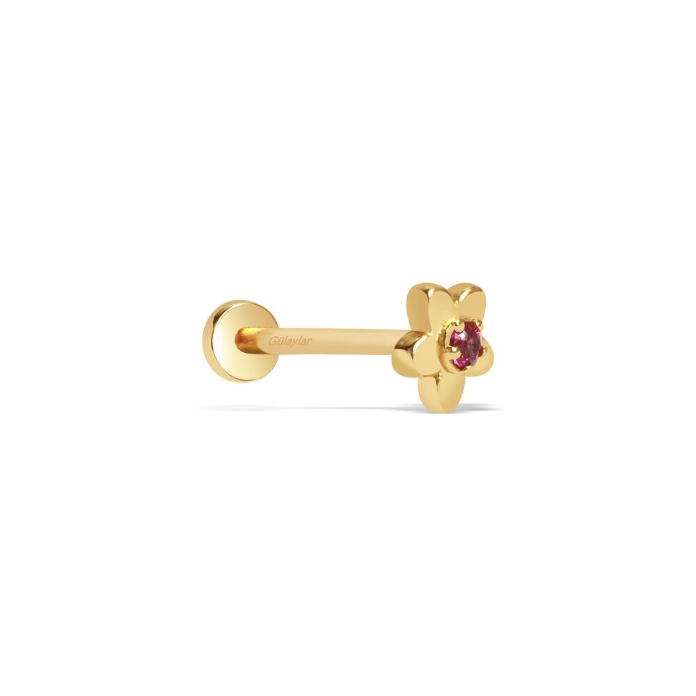 14 Ayar Sarı Altın Tragus Piercing