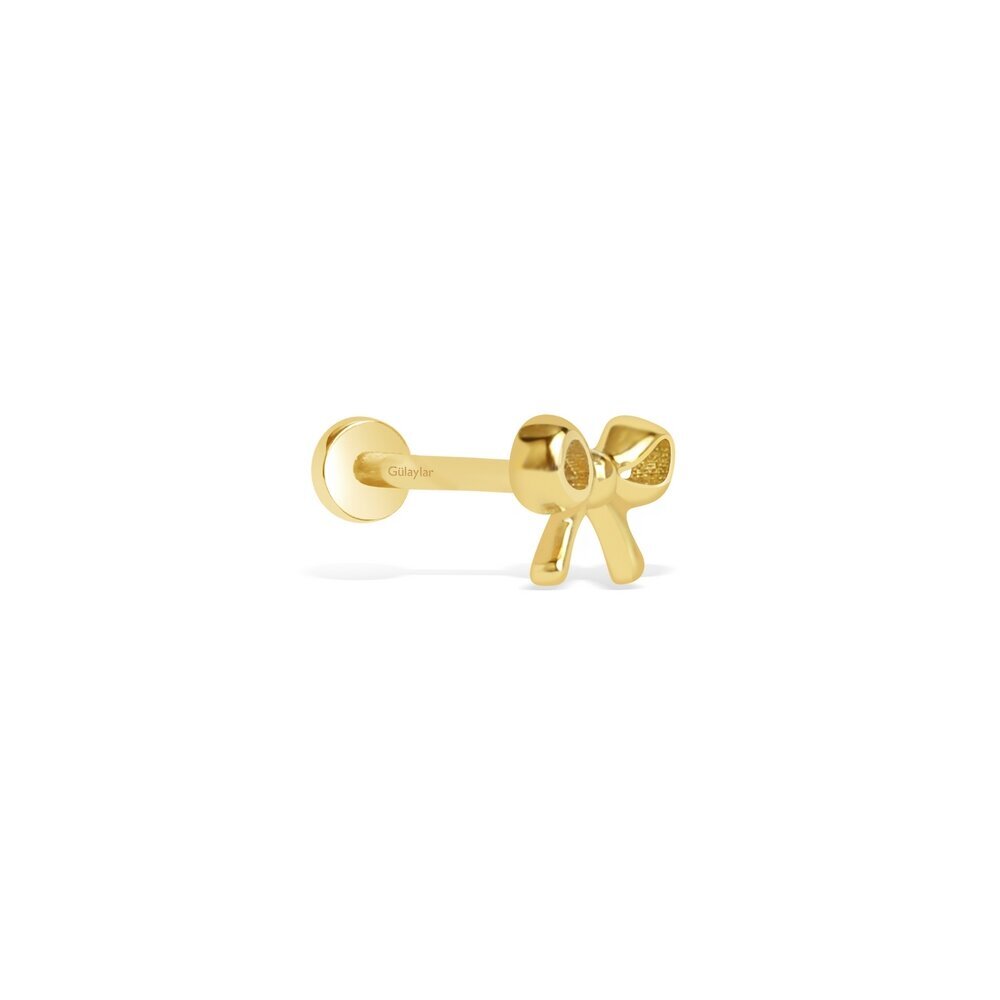 14 Ayar Sarı Altın Fiyonk Tragus Piercing