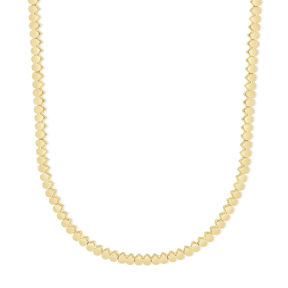 14 Ayar Sarı Altın Geometrik Gerdanlık Kolye