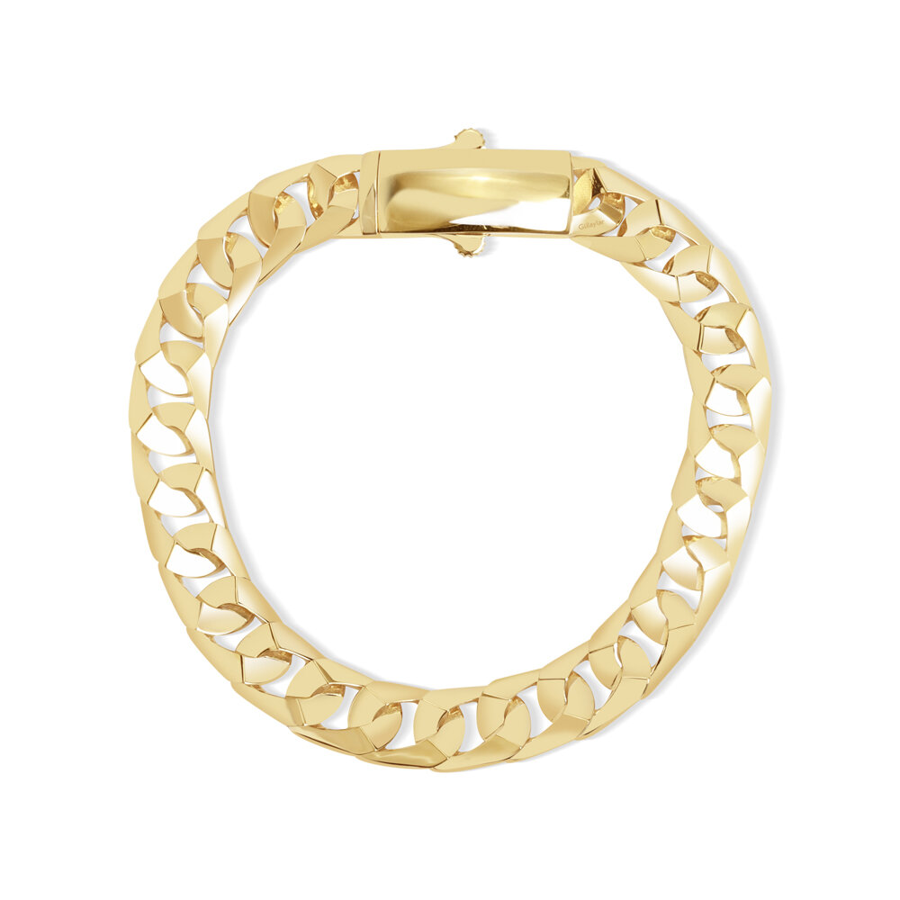 14 Ayar Sarı Altın Gurmet Zincir Bileklik