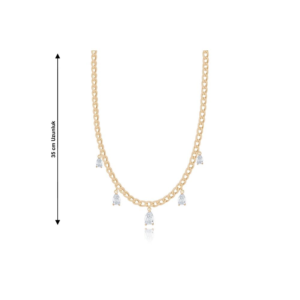 14 Ayar Sarı Altın Trend Choker Kolye