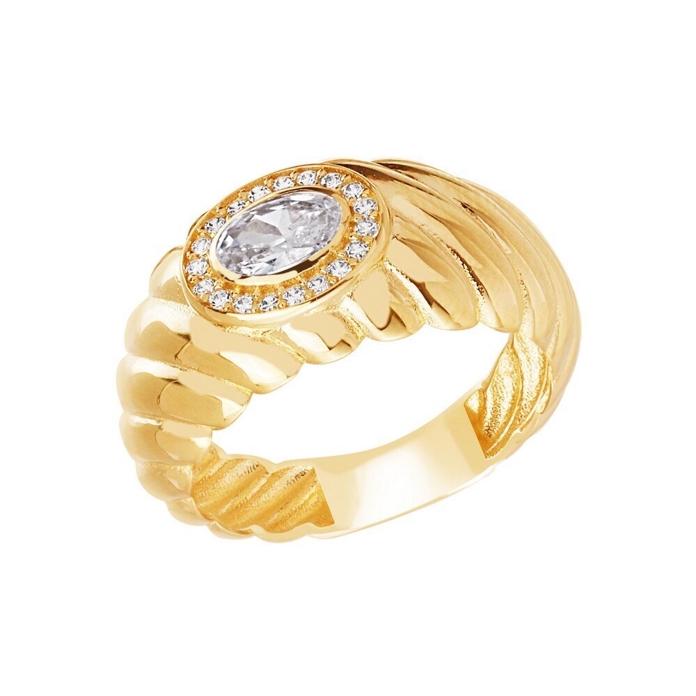 14 Ayar Sarı Altın Trend Burgu Yüzük