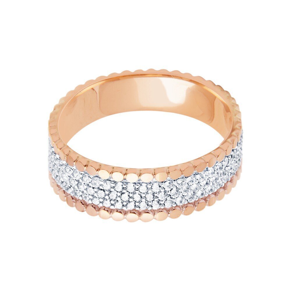 14 Ayar Rose Altın Modern Alyans
