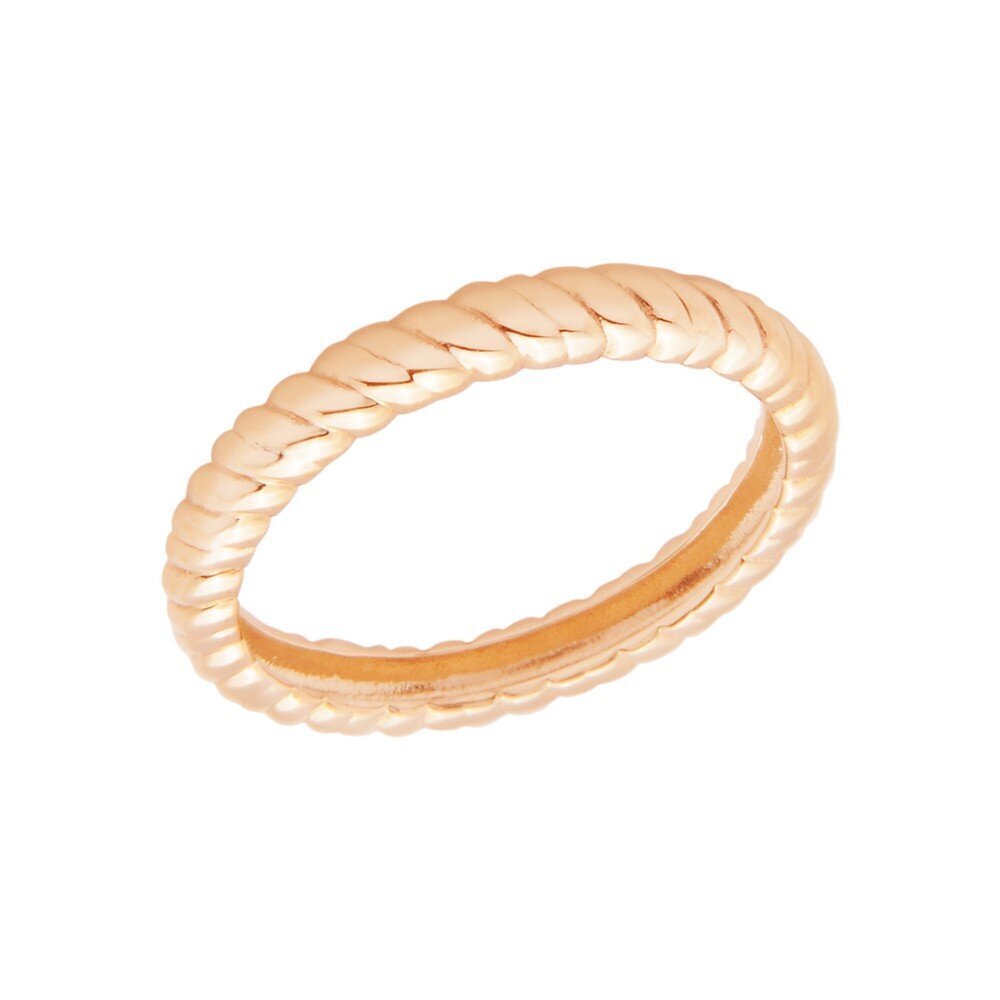 14 Ayar Rose Altın Minimal Burgu Yüzük
