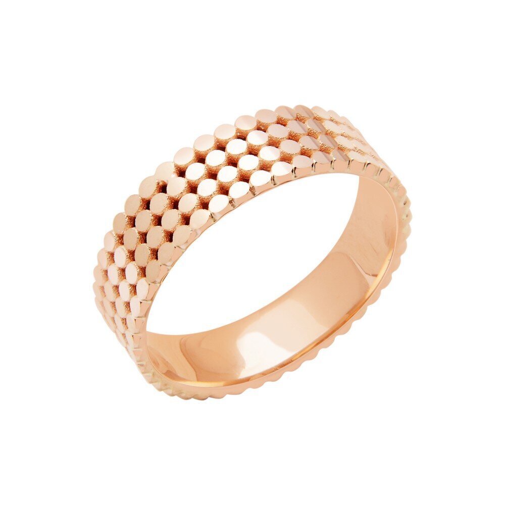 14 Ayar Rose Altın Modern Alyans