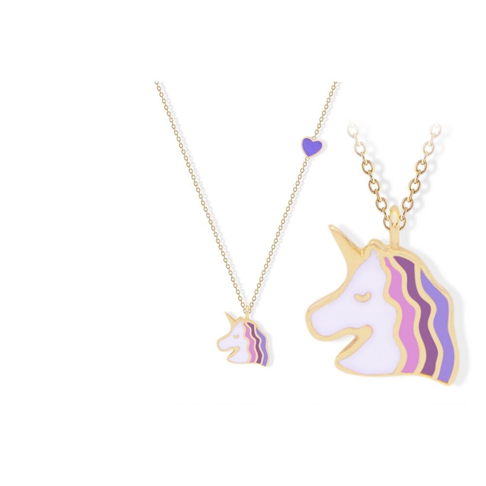 14 Ayar Sarı Altın Unicorn Kolye