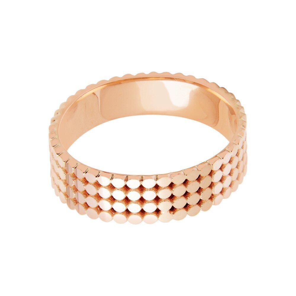 14 Ayar Rose Altın Modern Alyans