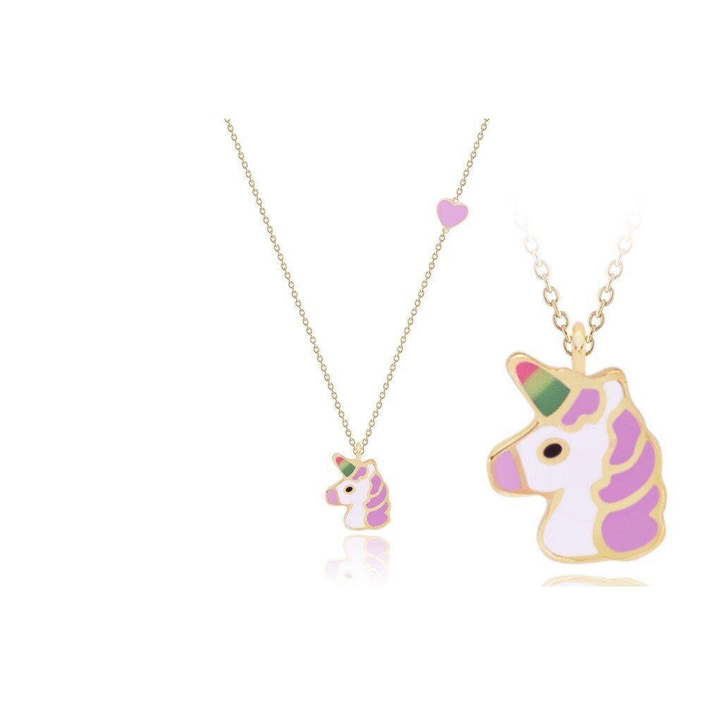 14 Ayar Sarı Altın Unicorn Kolye