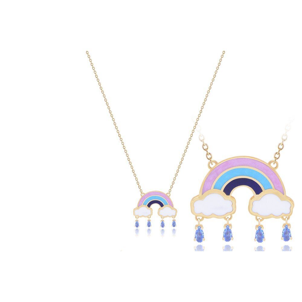 14 Ayar Sarı Altın Unicorn Kolye