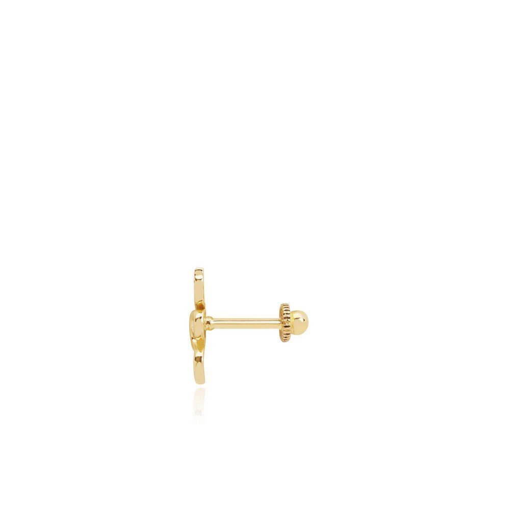14 Ayar Sarı Altın Tragus Piercing