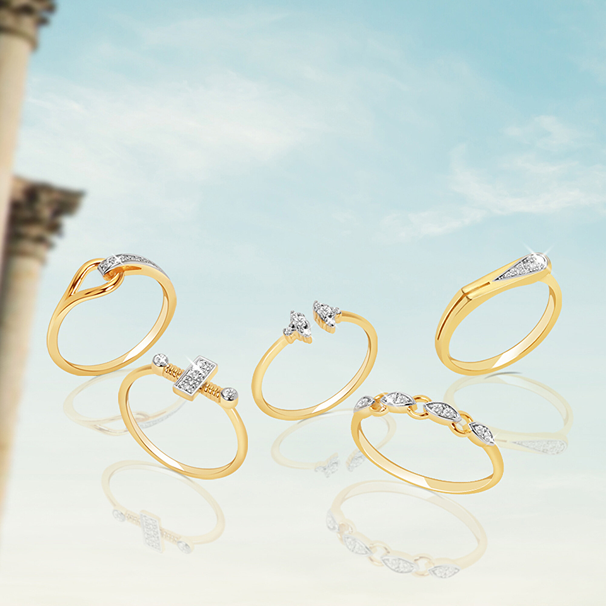 0,07 Karat Minimal Pırlanta Yüzük