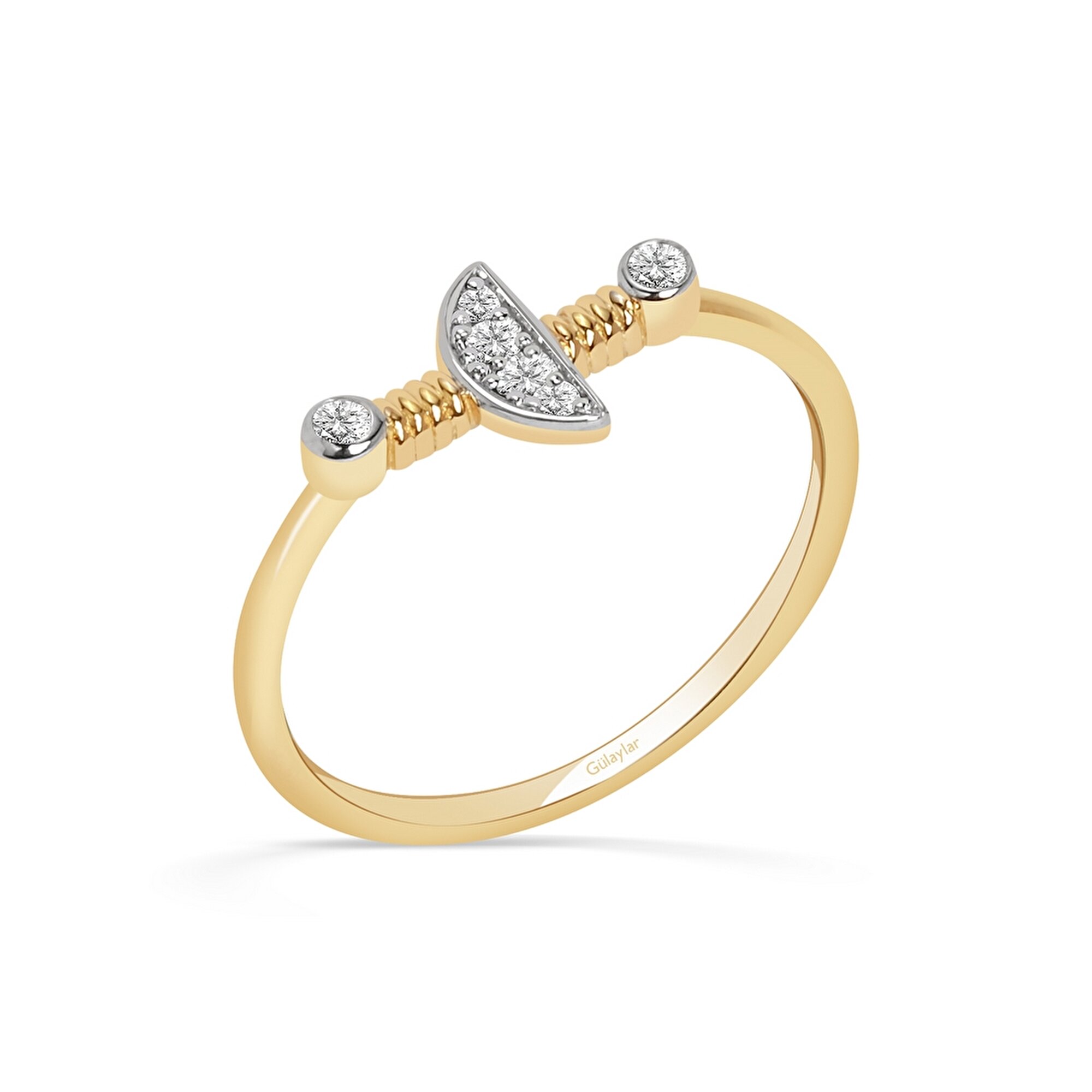 0,08 Karat Minimal Pırlanta Yüzük