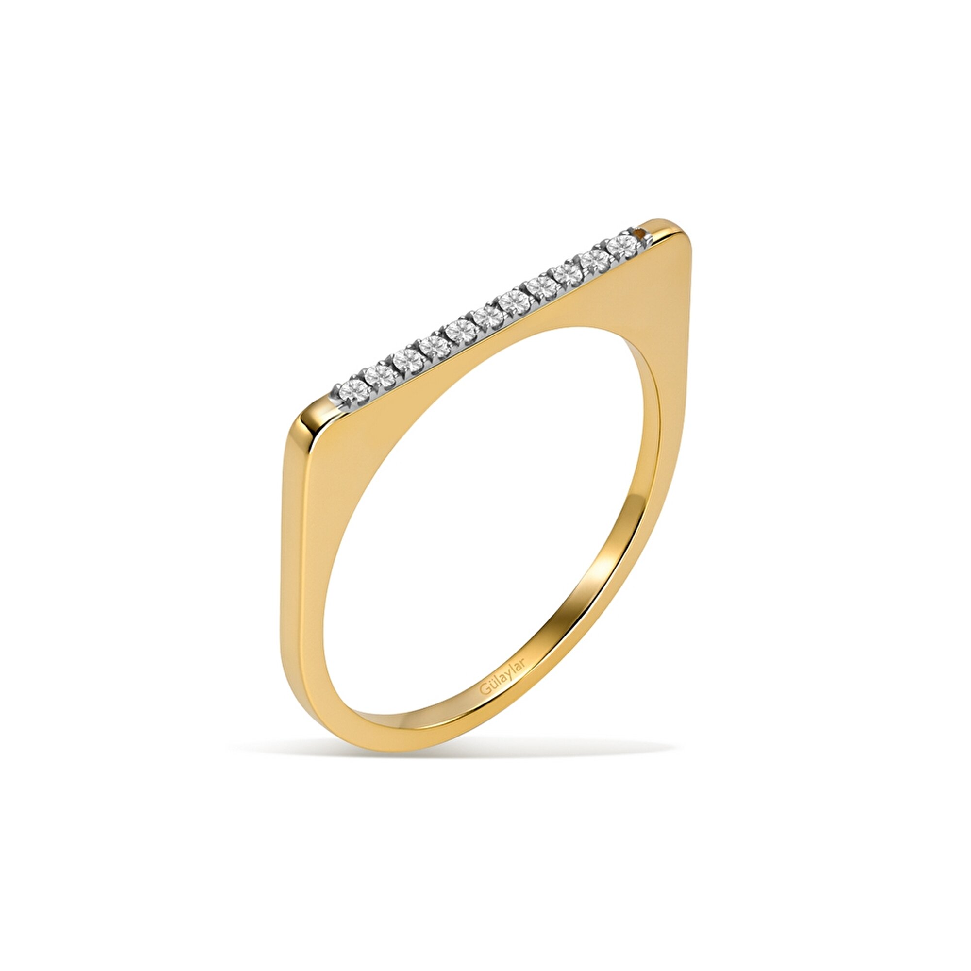 0,09 Karat Pırlanta Taşlı Yüzük