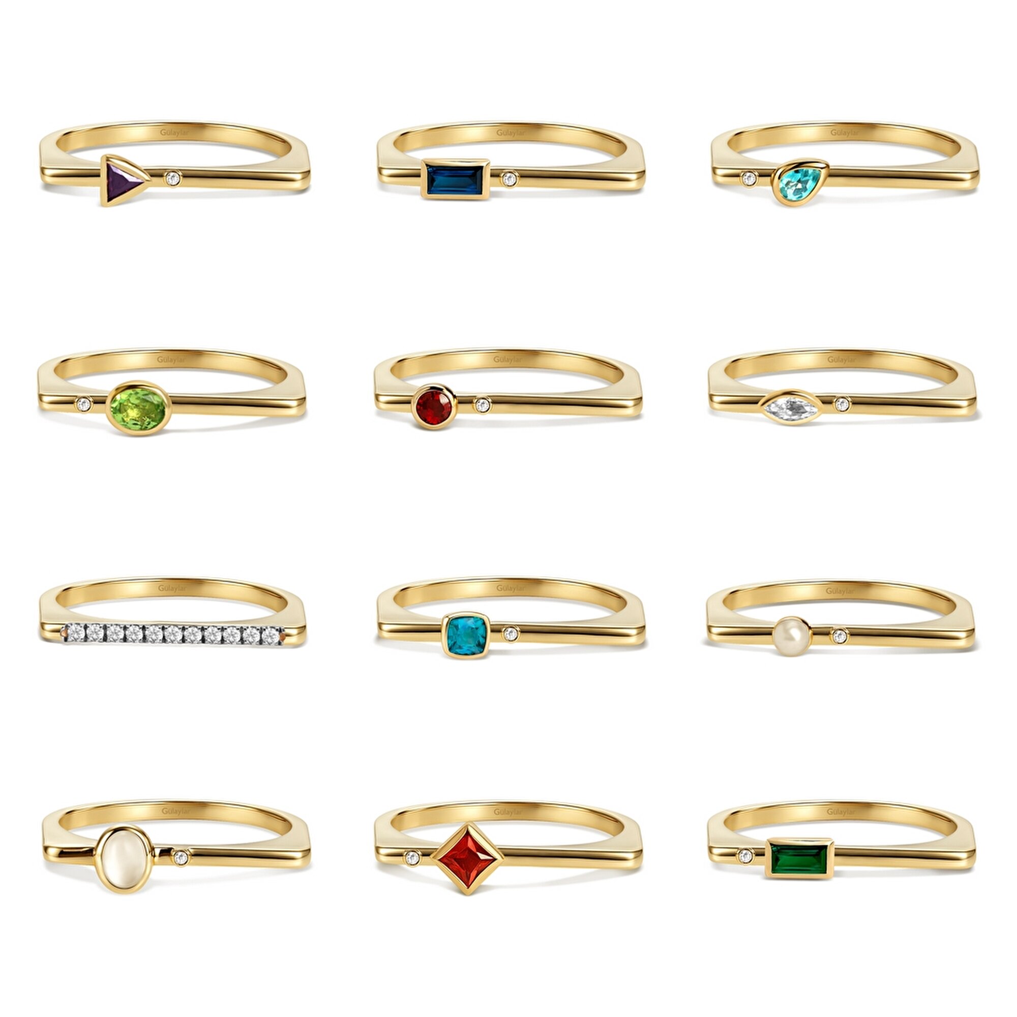 0,09 Karat Pırlanta Taşlı Yüzük