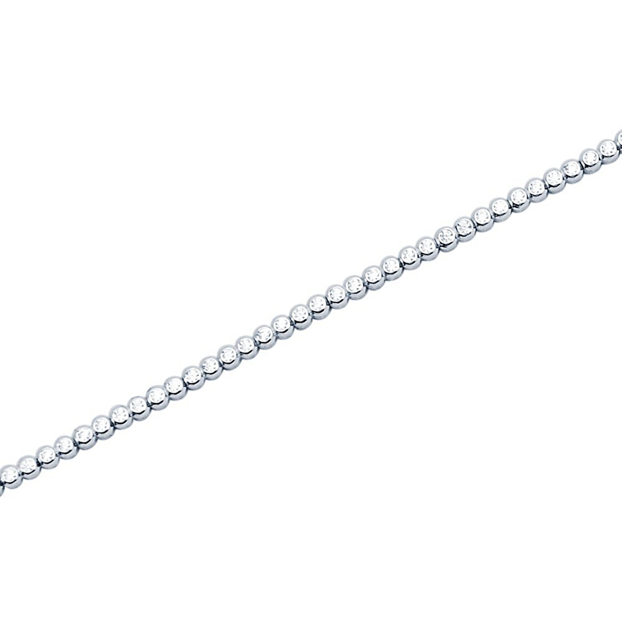 14 Ayar Beyaz Altın Su Yolu Bileklik