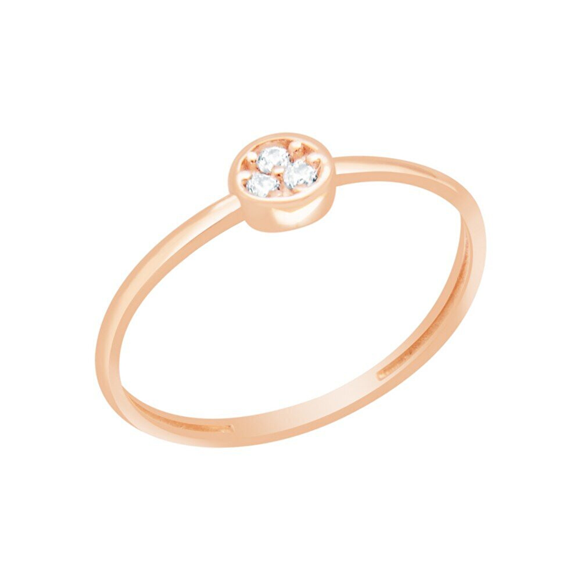 14 Ayar Rose Altın Minimal Yüzük