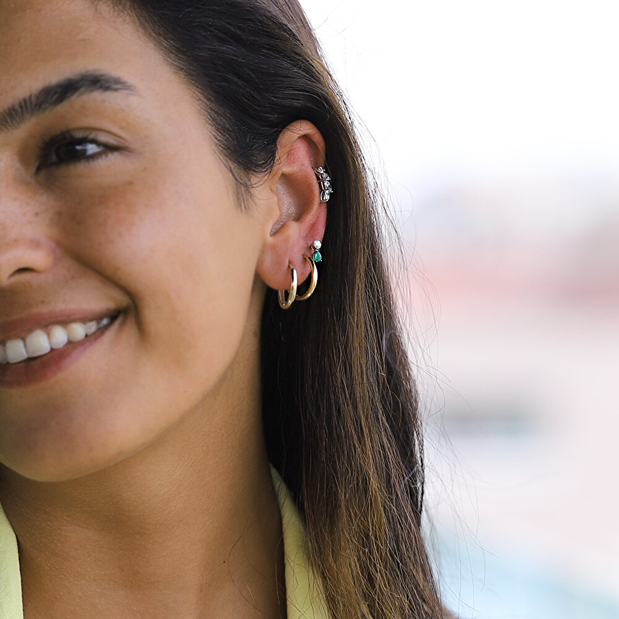 0,18 Karat Trend Pırlanta Piercing Ucu