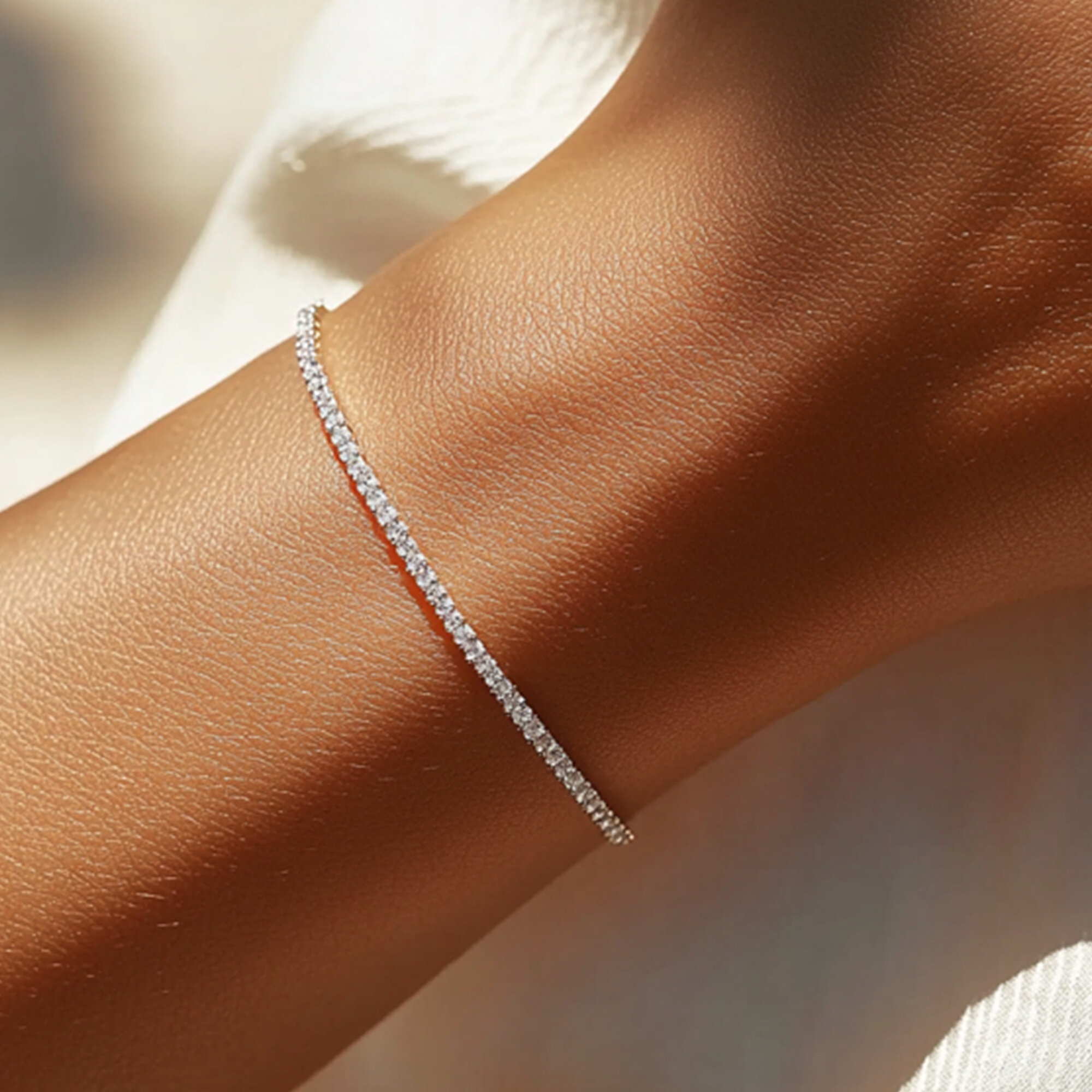 0,50 Karat Suyolu Pırlanta Bileklik