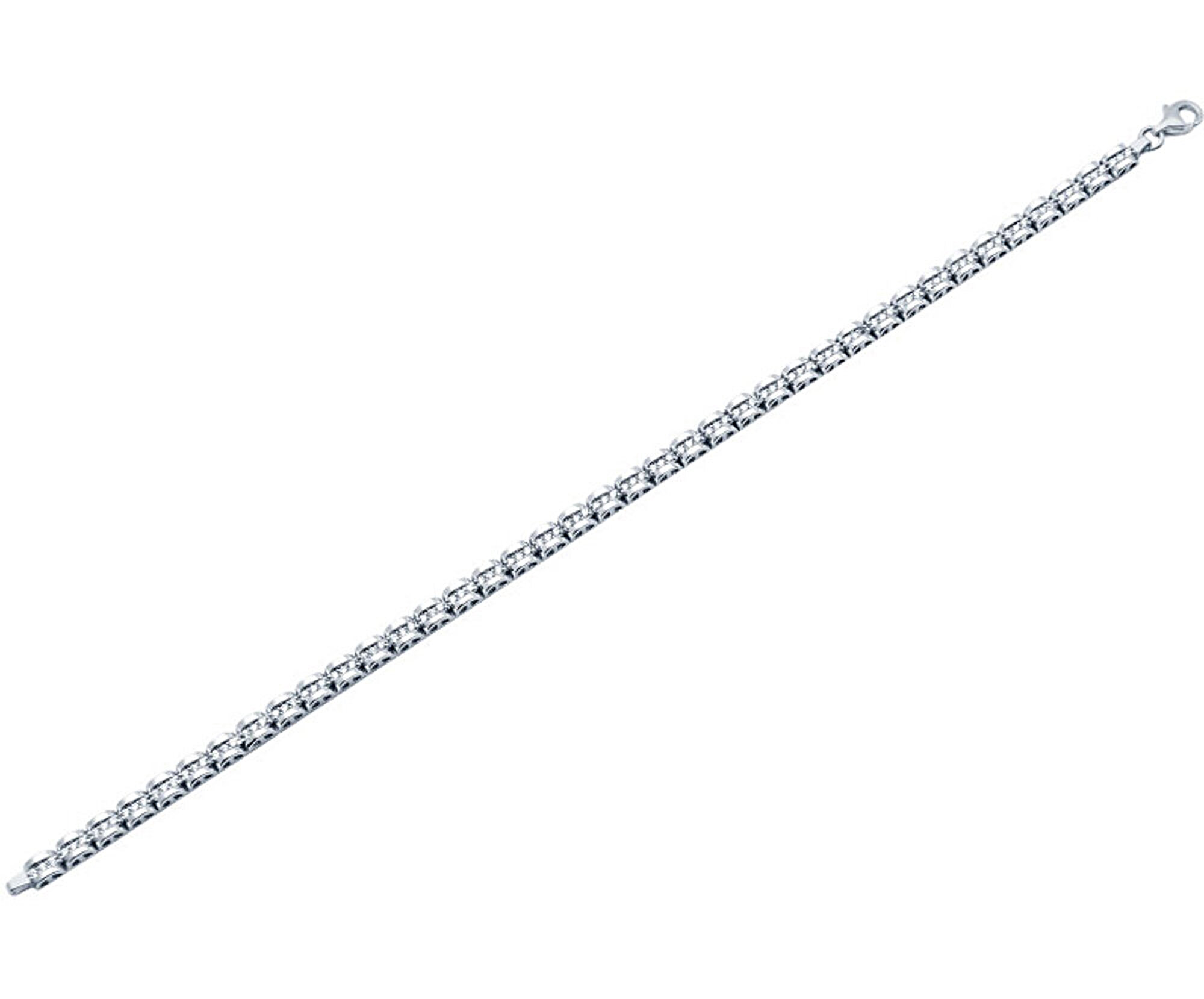 14 Ayar Beyaz Altın Su Yolu Bileklik