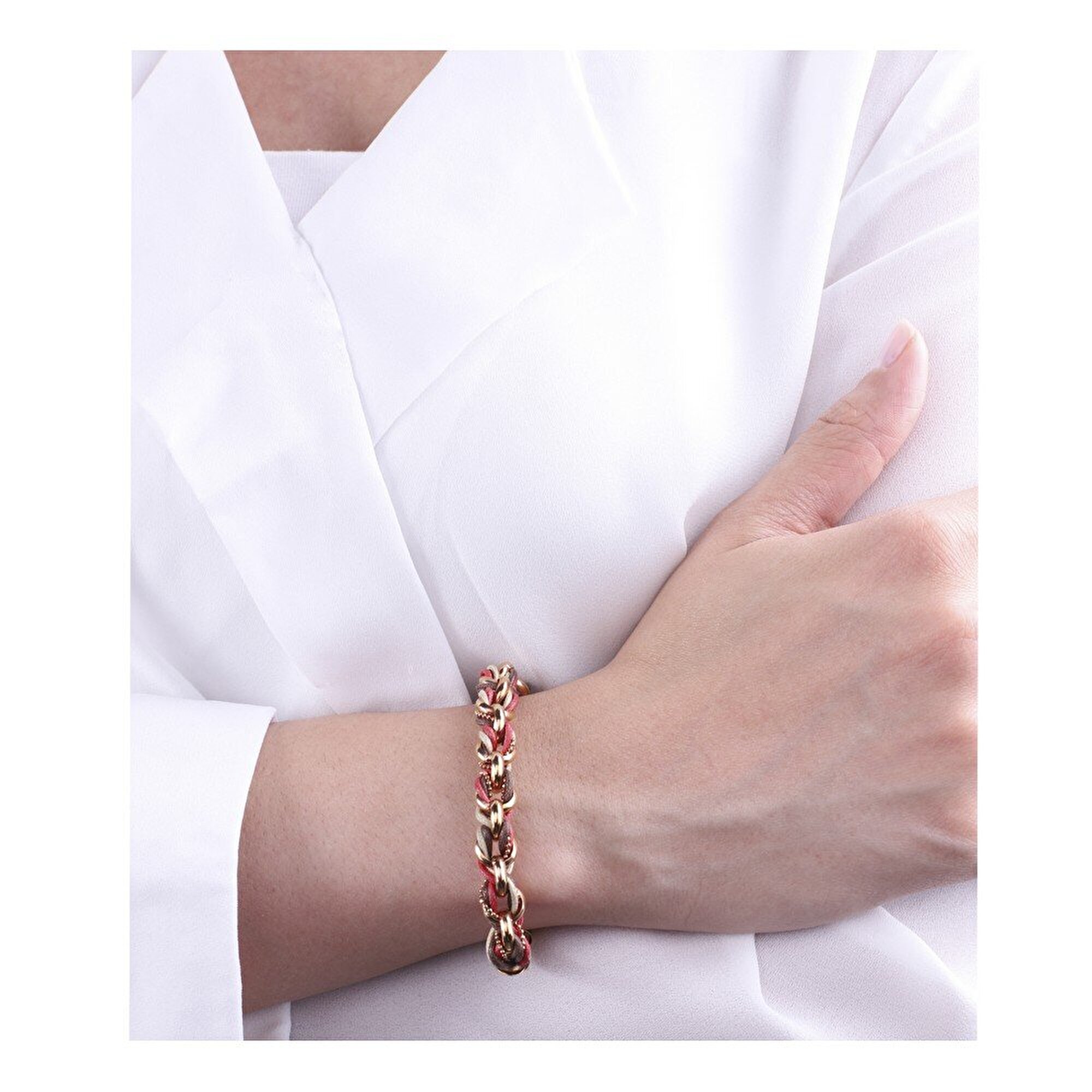 14 Ayar Rose Altın İpli Bileklik