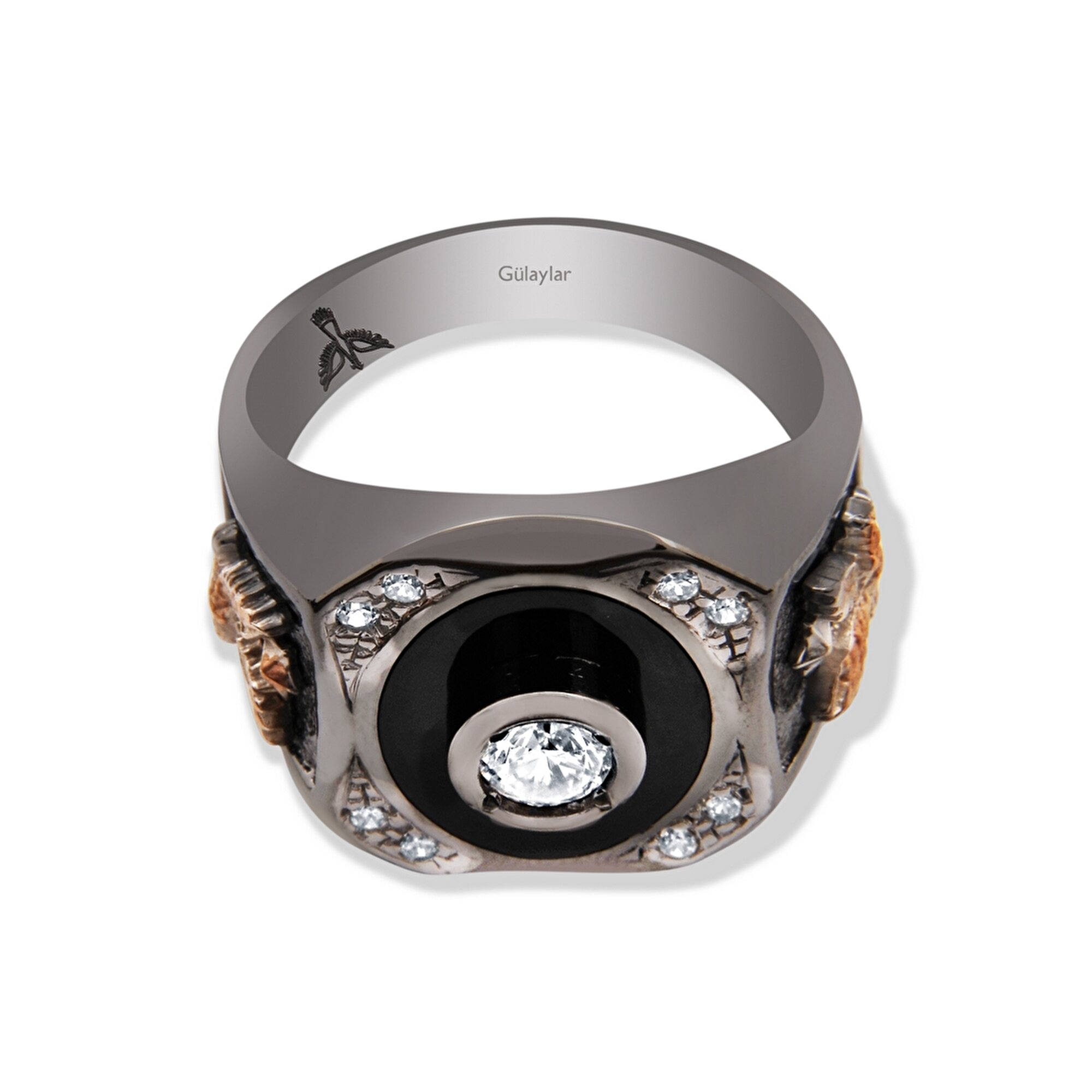 14 Ayar 3 Renkli Altın Erkek Yüzük