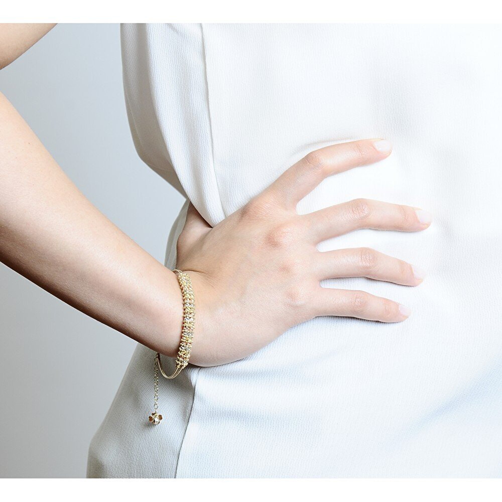 14 Ayar 3 Renkli Altın Dorika Bilezik