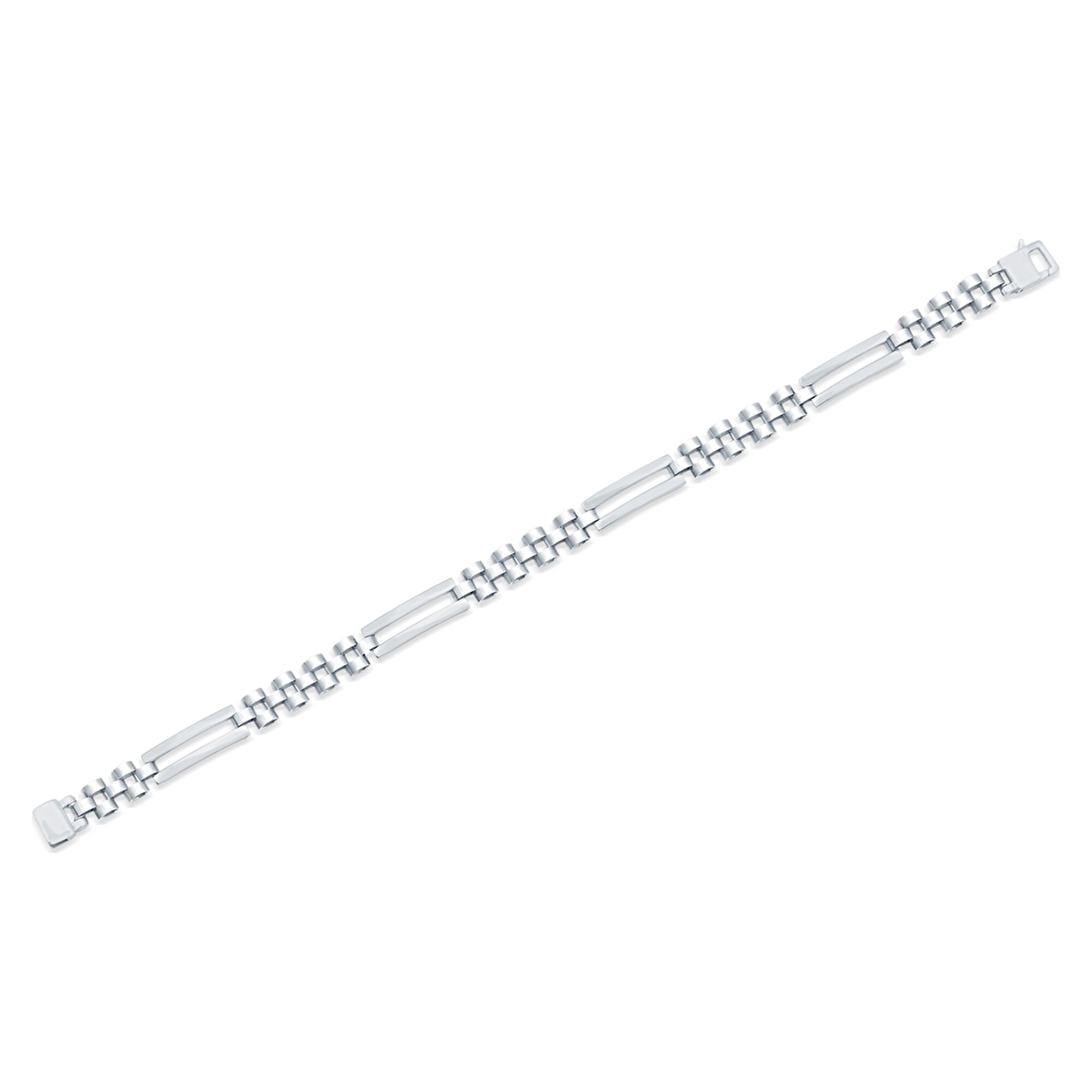 14 Ayar Beyaz Altın Klasik Bileklik