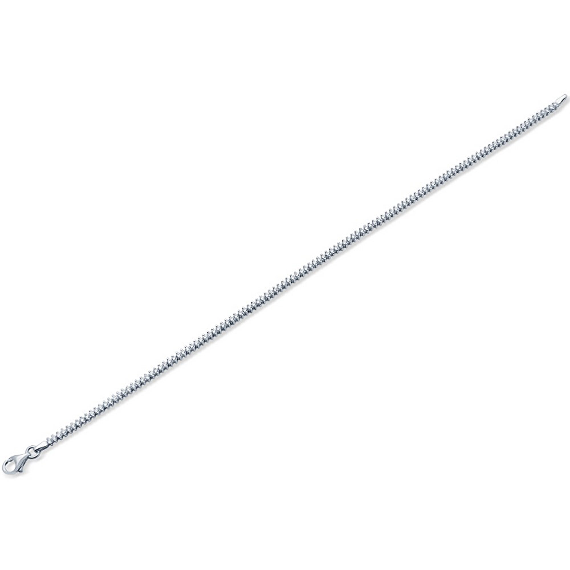 14 Ayar Beyaz Altın Su Yolu Bileklik