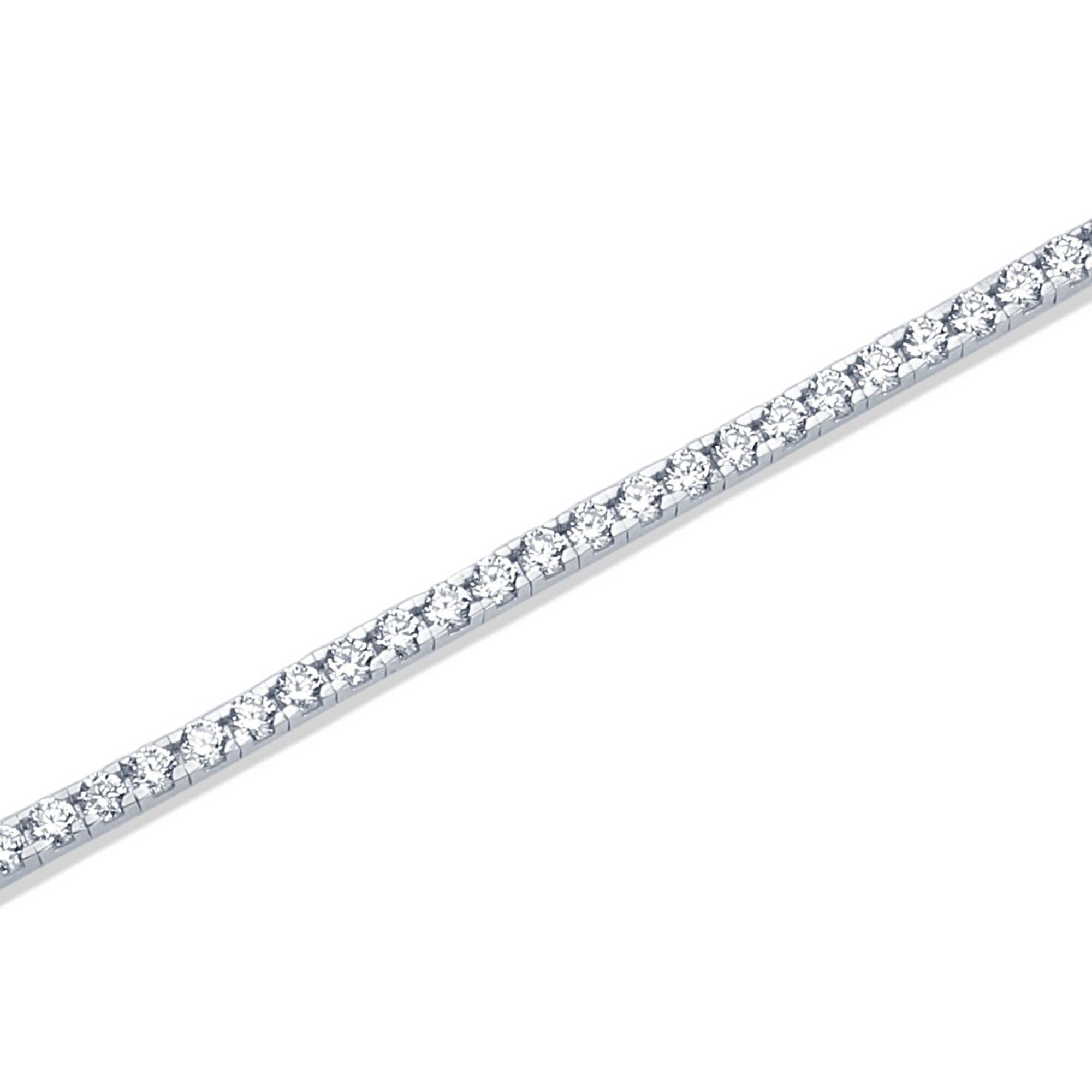 14 Ayar Beyaz Altın Su Yolu Bileklik