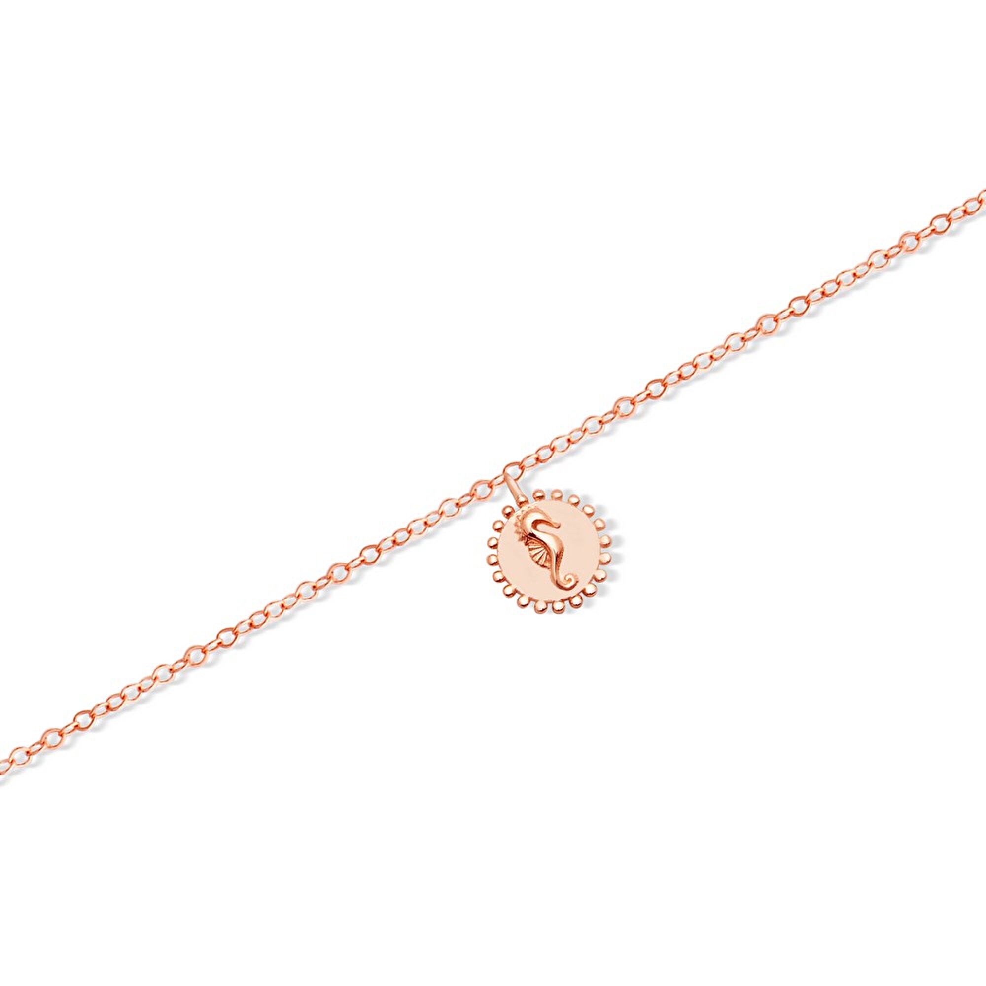 14 Ayar Rose Altın Denizatı Halhal